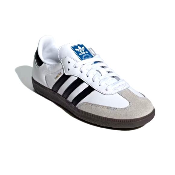 adidas White and Black Athletic Shoes main image 3